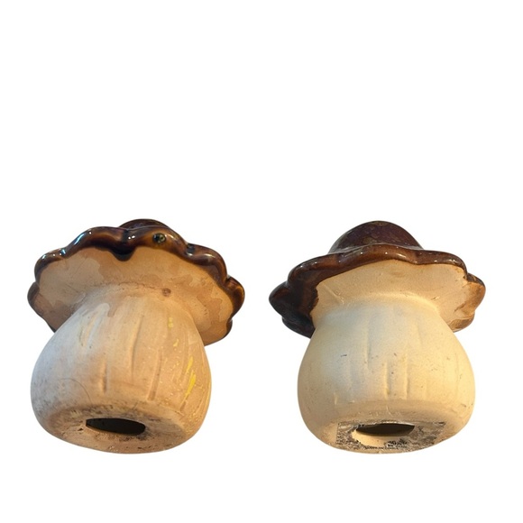 Vintage Mid Century Modern Ceramic Mushroom Sculptures - Set of 2 - Picture 8 of 11